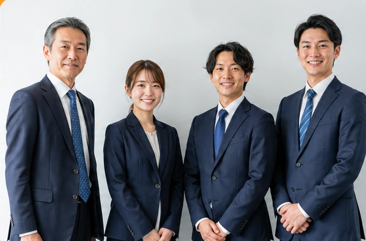 サガスクラップで働く4名のスタッフ